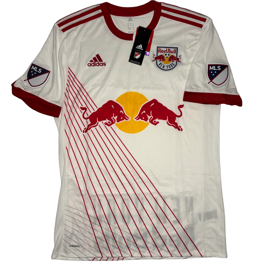 New York Red Bulls Jersey Adidas Size L 2018 Home BNWT MLS