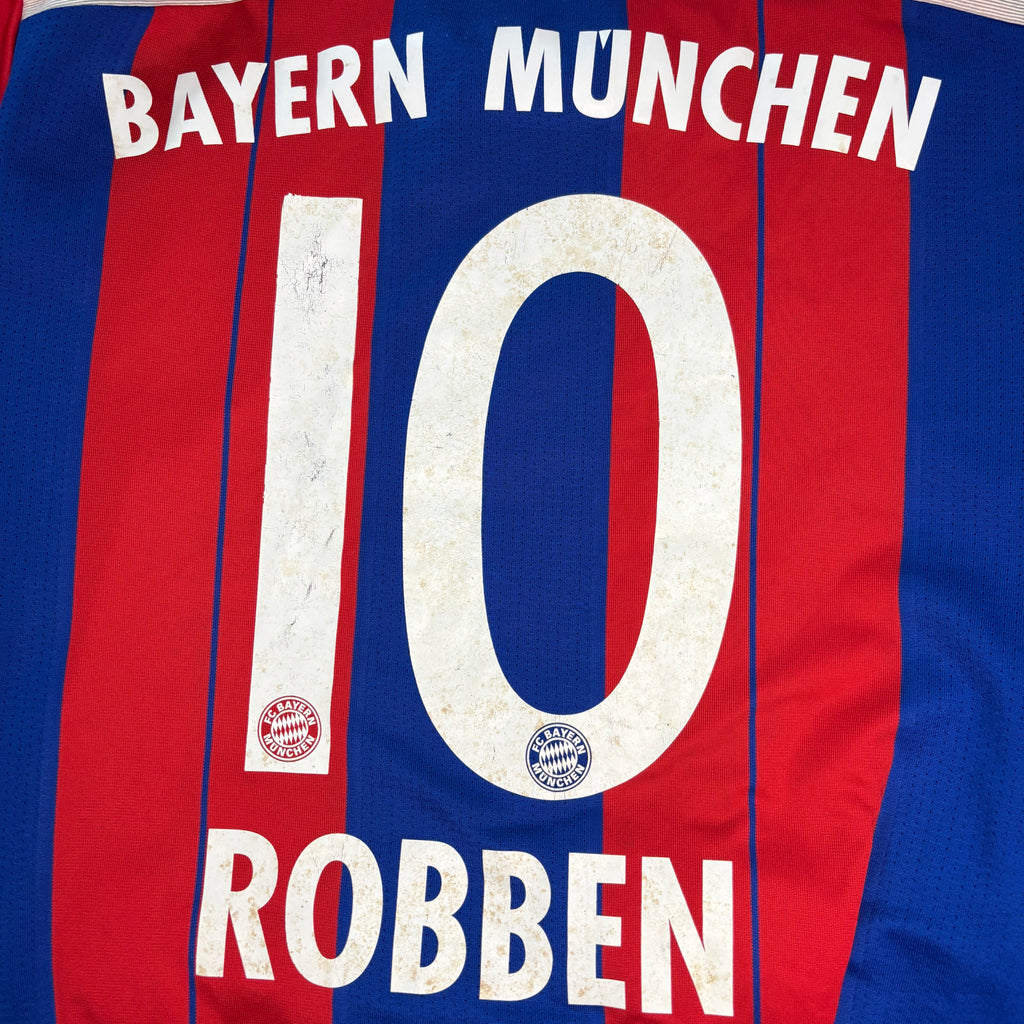 Arjen Robben Bayern Munich Jersey Adidas Size L 2014-15 Home