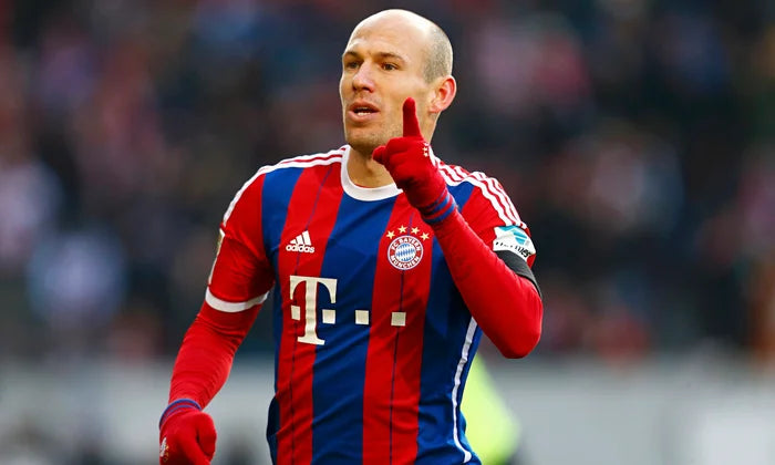 Arjen Robben Bayern Munich Jersey Adidas Size L 2014-15 Home