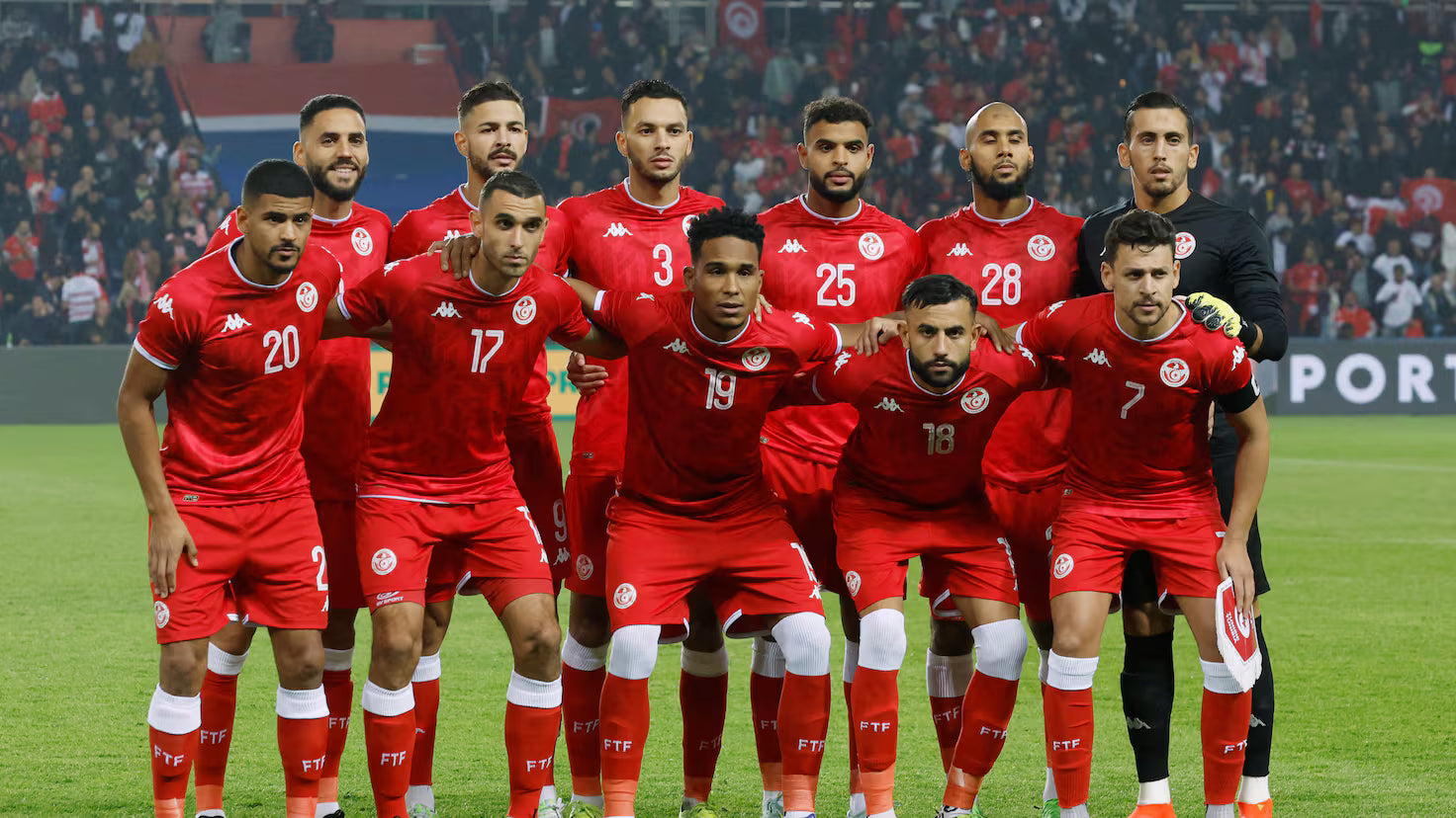 Tunisia Jersey Kappa Size 2XL 2021 Home